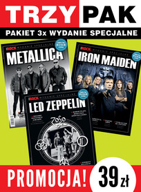 TrzyPak Metallica + Led Zeppelin + Iron Maiden 3x Wydanie Specjalne Teraz Rock