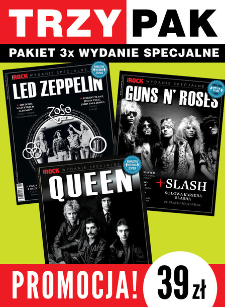 TrzyPak Queen + Guns 'n Roses + Led Zeppelin 3x Wydanie Specjalne Teraz Rock (1)